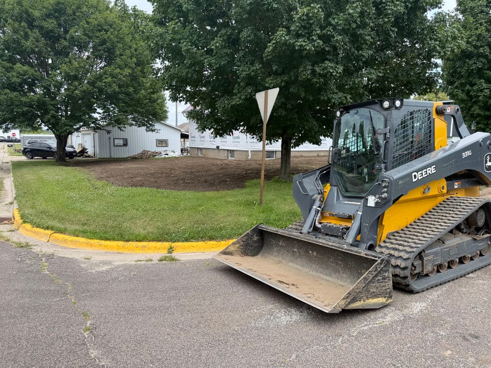 Yard Regrading and Foundation Drainage Fix in Mabel MN image